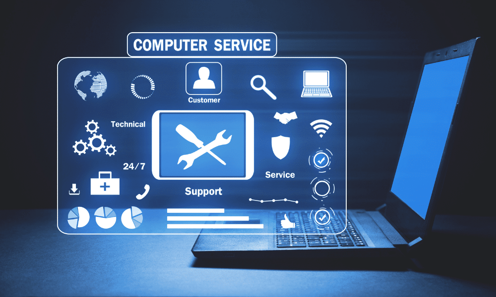 Digital interface for computer services
