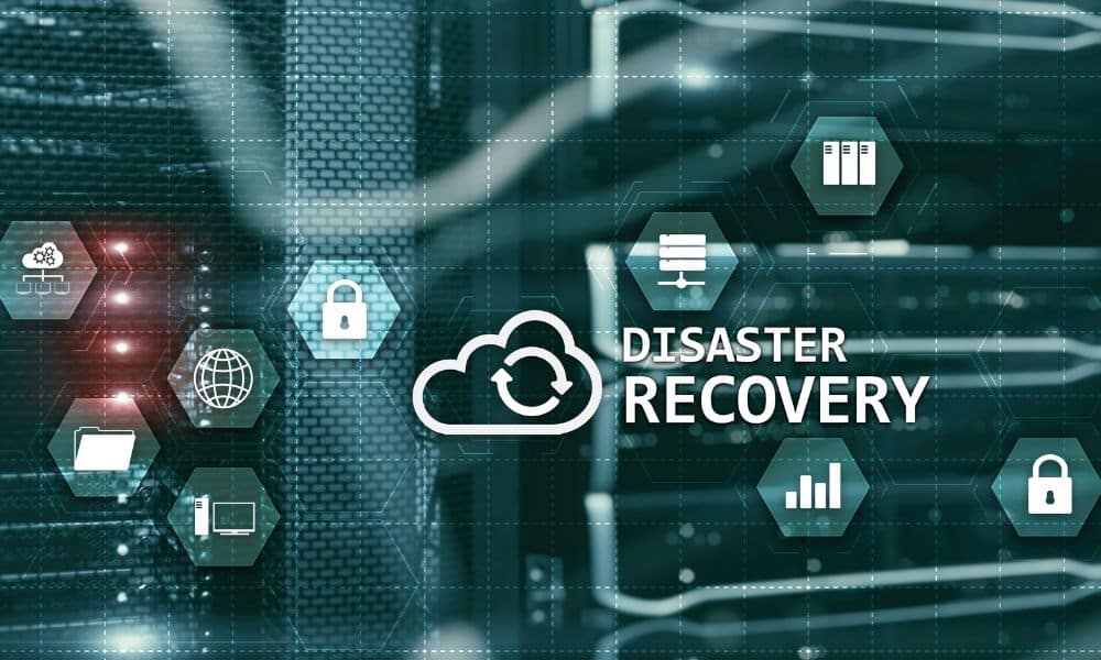 Disaster recovery technology and icons