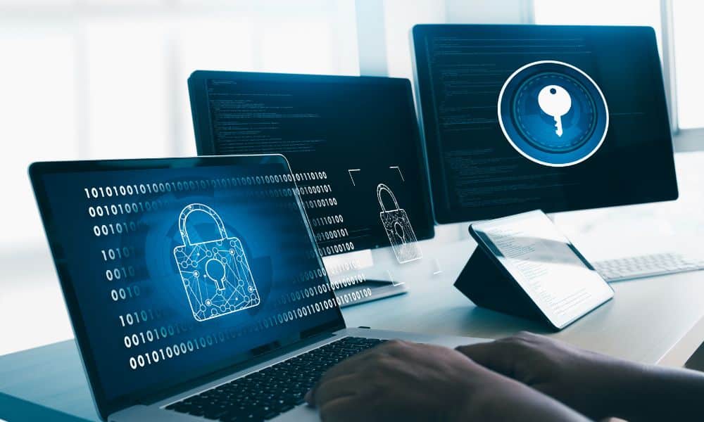 Digital security and data protection concept