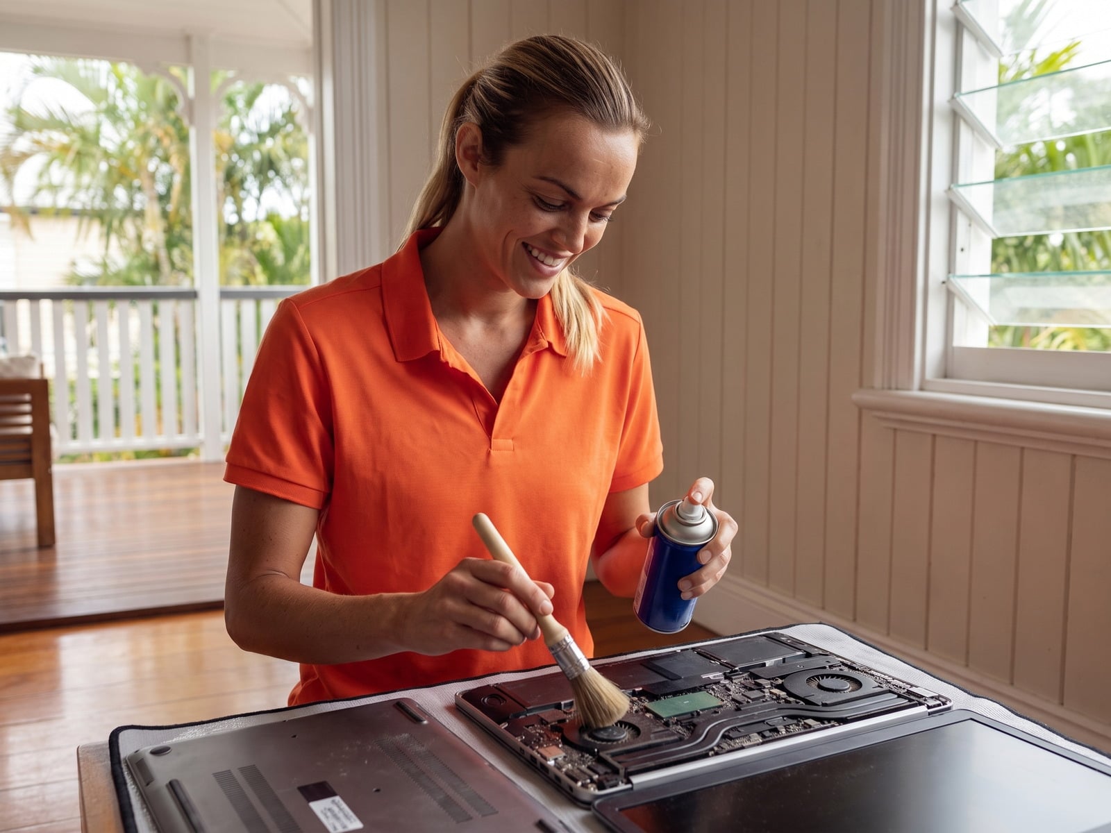 Laptop Overheating? Computer & Laptop Cleaning Service Brisbane | Geeks Brisbane 1 Internal computer cleaning to fix overheating, Brisbane